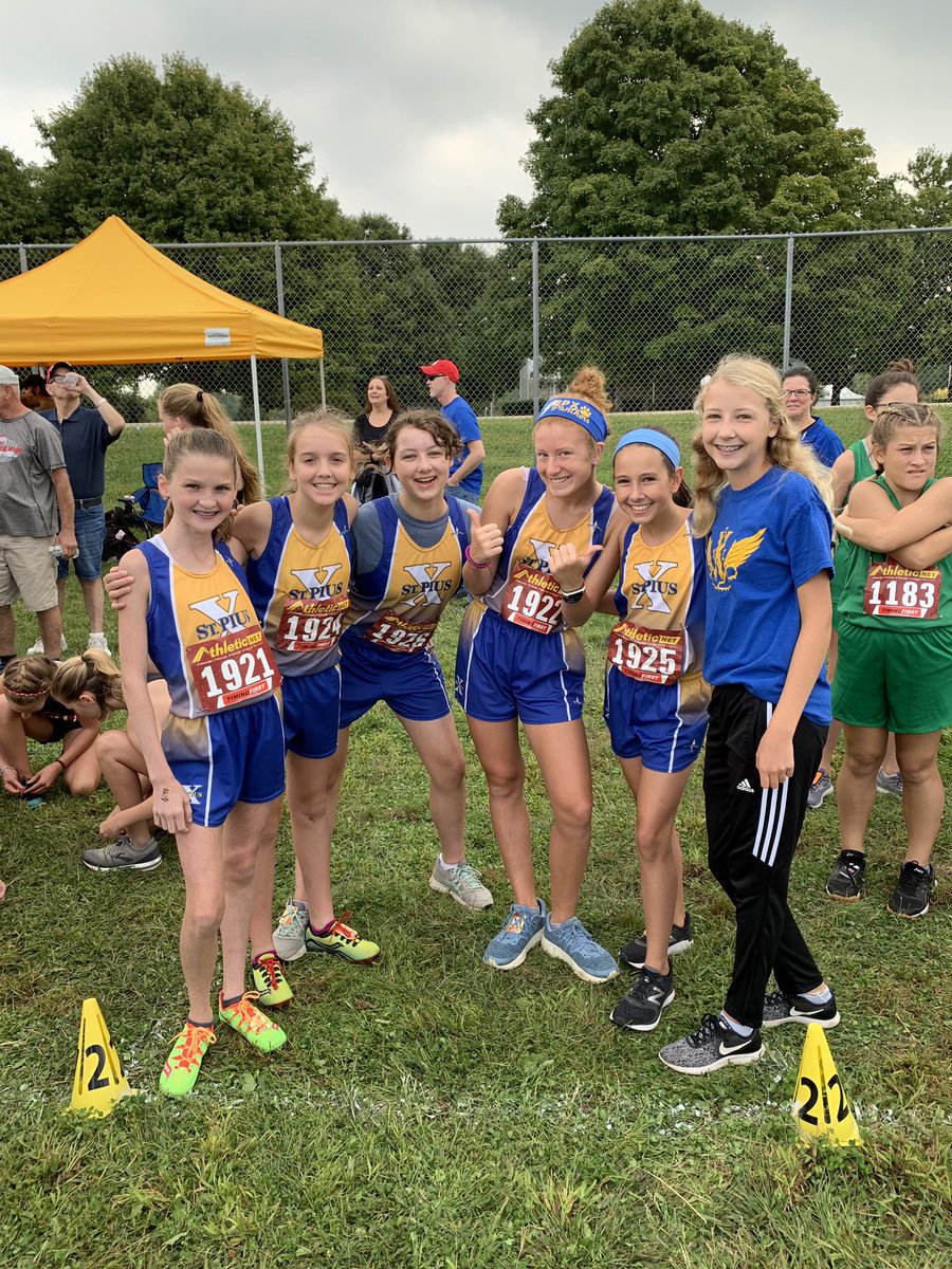 SPX_Panthers's tweet photo. Girls running in the McGowan Invitational at Watkins Memoral High School today. Go Panthers. https://t.co/UlsxrAQwaq