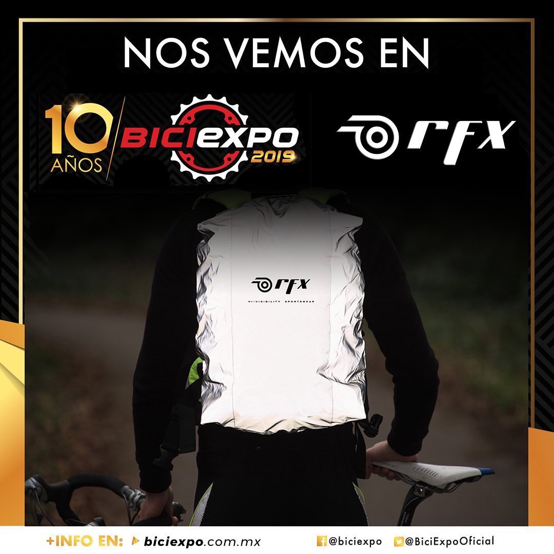 RFXsport's tweet photo. 17 OCT = B2B 🤝⚙️
18,19,20 OCT = B2C 🚴🏻♀️🚴🏻♂️✨✨✨
#CDMX #WTC #BICIEXPO #BICIEXPO2019
#Reflective #RFX #safetyfirst #GDL #rfxsport #rfxteam #bike #apparel #gear #mtb #mountain #bicycle #bicicleta #picoftheday #mexico #guadalajara #safety #reflejante #ciclista #new #deporte #sport https://t.co/mfLtw6WVen