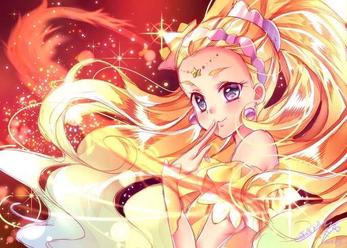 えれな先輩お誕生日おめでとうー!!?✨??
新しく描いた絵は朝あげます～?
#天宮えれな生誕祭
#キュアソレイユ生誕祭
#precure  #プリキュア 