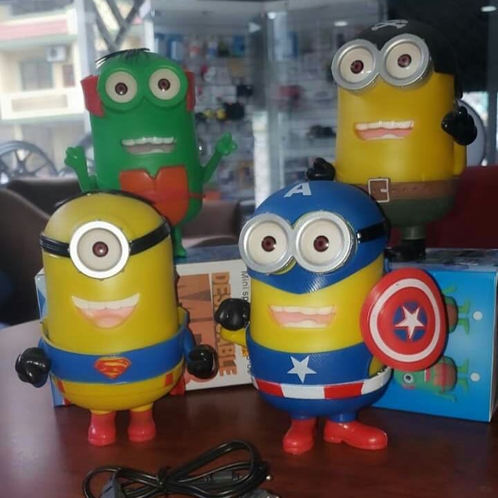 gitronics's tweet photo. Minions, parlante inalámbrico, conexión USB y Radio FM 
Escoge tu modelo favorito Tortuga ninja, Capitán América, Superman entre otros
✅Precio: $20 cada uno
📲Contáctanos para más información 0978911457
📌Esmeraldas y Aguirre esquina.
#minions #parlante #usb #radio https://t.co/dNVMsoeE04