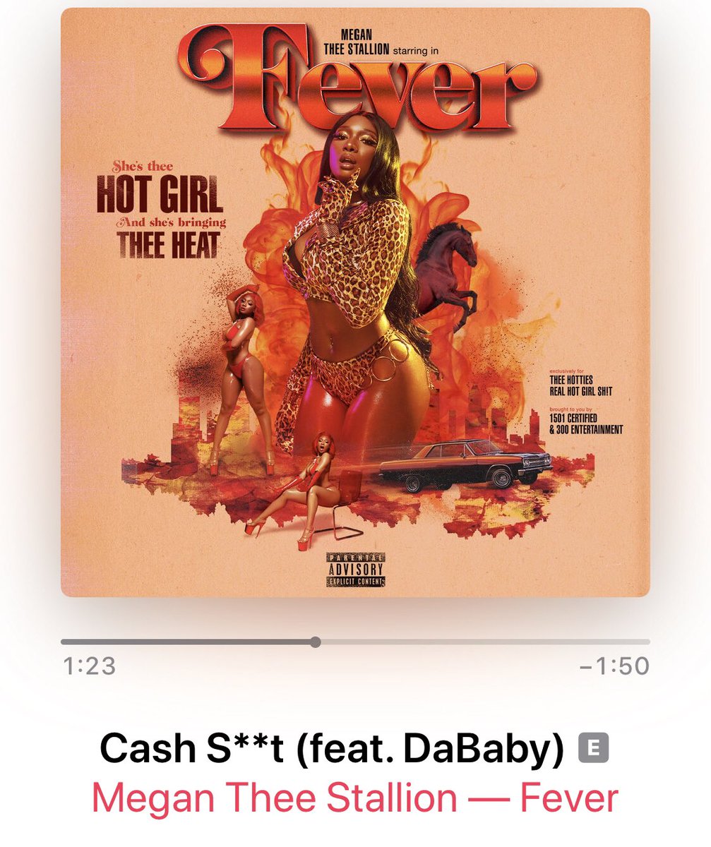 Sgarcia81's tweet image. Cash S**t by Megan Thee Stallion and DaBaby is my latest jam. That shit hits hard! #SmoothFlow