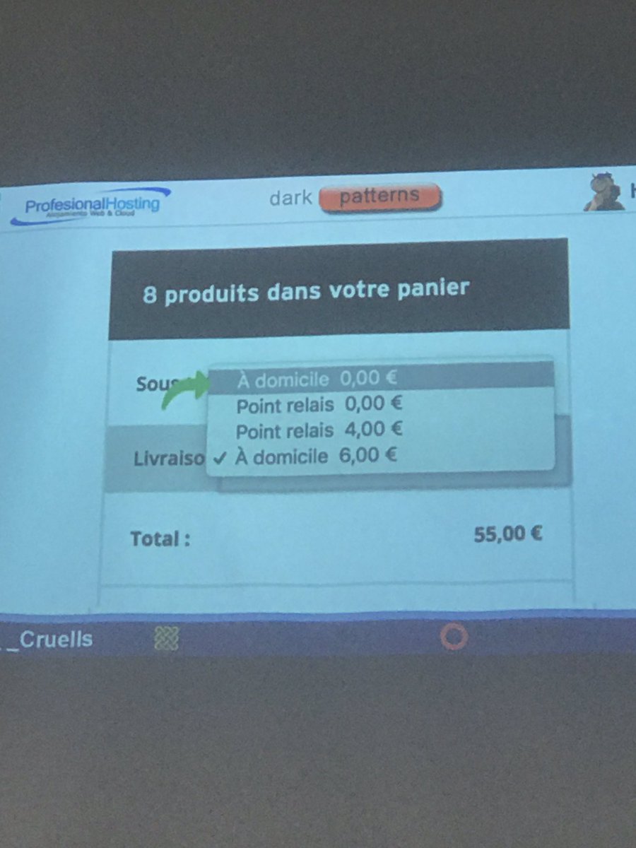#DarkPatterns everywhere 🤦🏼‍♀️ Ahora los veré en todas partes <a href="/Marc__Cruells/">Marc</a> 🔝 Gran ponencia en la #SeoLanParty #kiwosanseolanparty