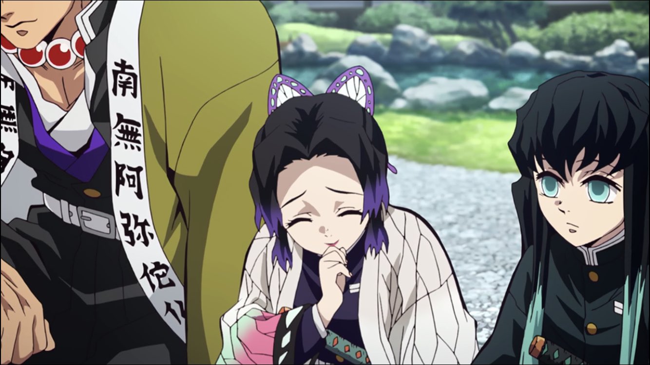柚子胡椒 漫画だとしのぶさん笑い堪えてるのか曖昧だったけどアニメでクスってしてた 鬼滅の刃 柚子胡椒 漫画だとしのぶさん笑い堪えてるのか曖昧だったけどアニメでクスってしてた 鬼滅の刃
