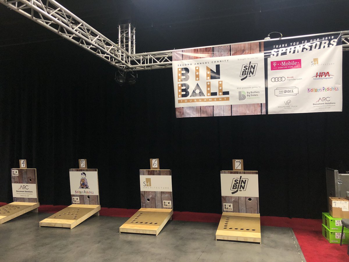 derwood73's tweet photo. Today is the day! @telluridenative and I are ready for #binball. #firstplaceorbust @thespacelv @SinBinVegas https://t.co/irkC8re3Wa