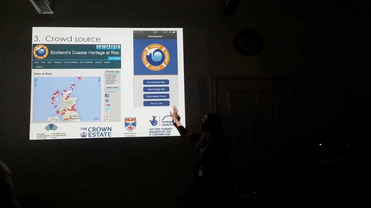 DrMairiDavies's tweet photo. Now Ellie Graham from @CoastArch on #HESsupported work to mobilise citizen scientists, prioritise sites and consult communities including #learningfromloss. #s325 #eaa2019 https://t.co/OhZDP9rQPi