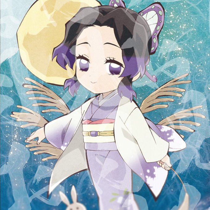 胡蝶しのぶイラスト簡単ミニキャラ 胡蝶しのぶイラスト簡単ミニキャラ