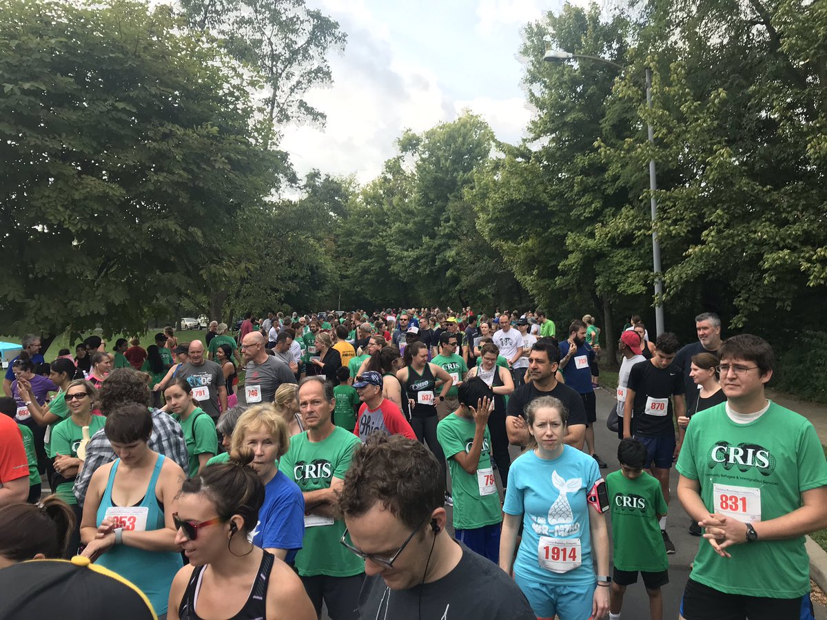 baldingyoda's tweet photo. Nice turnout for the @crisohio #CRIS5k. Maybe a sub-24min time was a bit too optimistic as a target, 24:44 ain’t too shabby. #StillNotHere https://t.co/nZhJncRffs