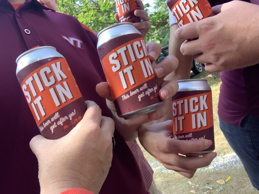 Hokie20's tweet photo. Tailgate time! #StickItInAle #Hokies @techsideline https://t.co/Jjgpo2PTwf