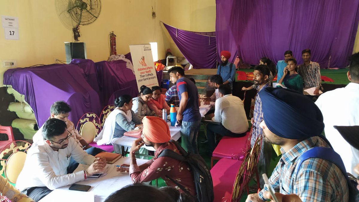 #DBEE Sangrur organised a #Placement Drive on 6.09.19 at Anand Palace, Bhawanigarh. In this #placement drive, 18 renowned #employers from private sector offered 1,090 #jobs in various roles. #employment #Punjab #SkillDevelopment #jobseekers