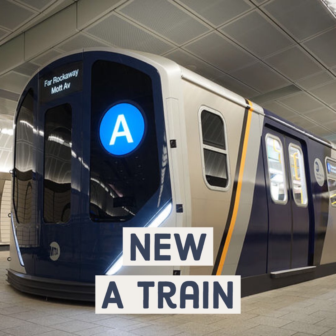 dyckmandiary's tweet photo. 🚄The A Train is getting high-tech Subways Cars by 2020!  The train will have NO doors in between cars, making it a long train instead😲
➖It was about time we had an upgrade, right? 
#mta #subway #nyc #atrain #hightech #dyckman #dyckmandiary https://t.co/PFCxekR1ym