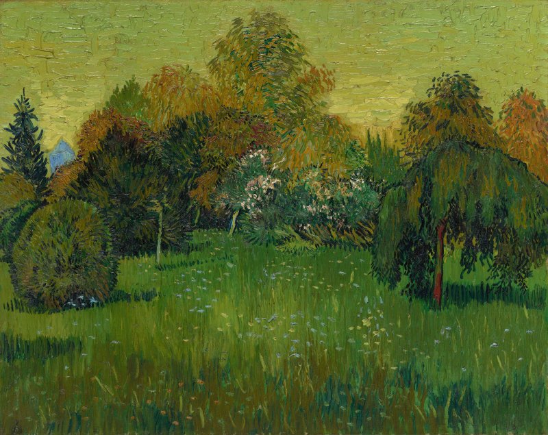#VanGogh of the Day: The Poet's Garden, September 1888. Oil on canvas, 73 × 92.1 cm. The Art Institute of Chicago. <a href="/artinstitutechi/">The Art Institute of Chicago</a>