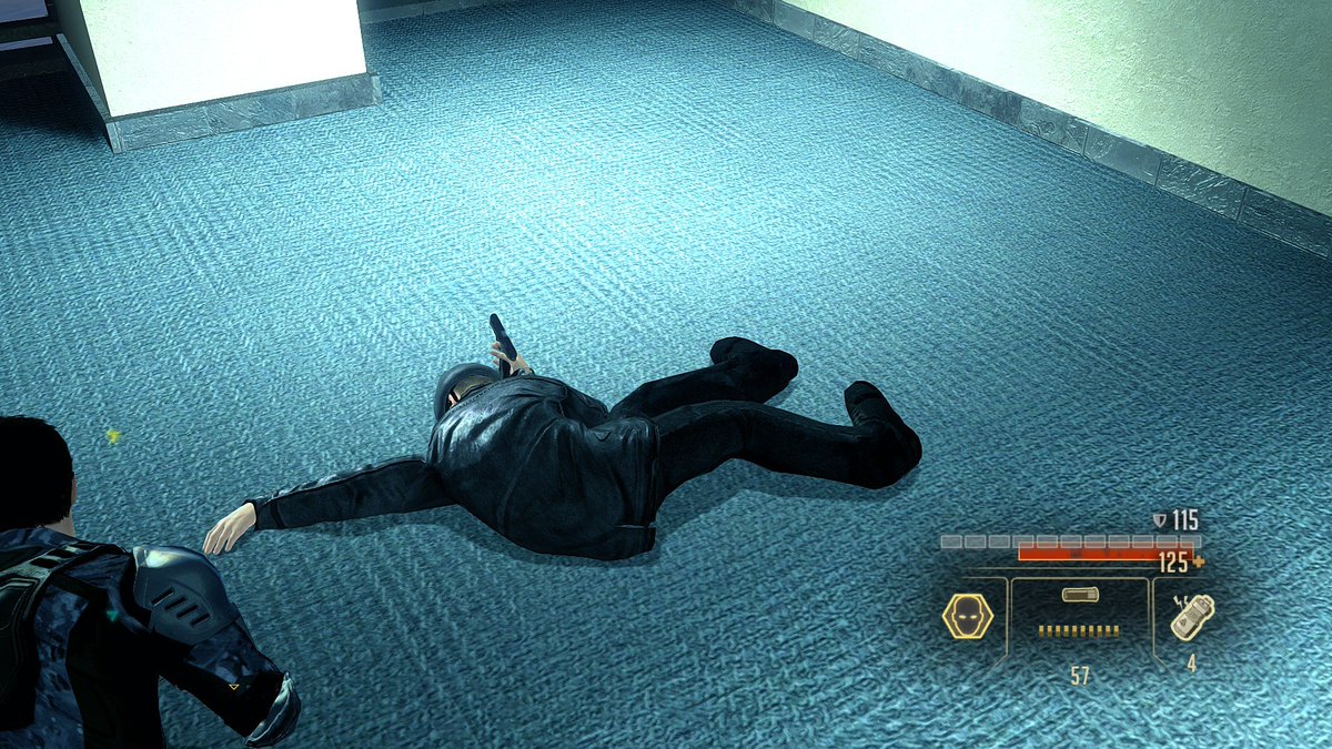 FinalCounselor's tweet image. That... that can&apos;t be comfortable.

#AlphaProtocol
