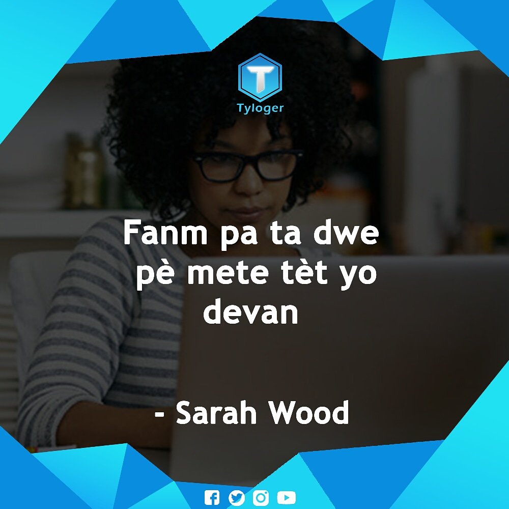 tyloger's tweet photo. Nan on sosyete ki domine pa gason, li difisil pou on on fanm kapab rive parèt. Eske se paske gason yo pi entelijan oubyen se paske fanm yo pè eseye? #Fanm #Girl #Woman #TrySomethingNew https://t.co/4NFsV50HyT