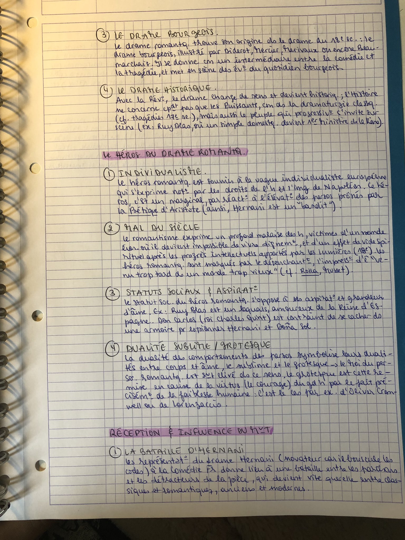 Lina On Twitter Pour Bien Commencer L Annee Fiche Le Drame Romantique Bacl Aideentrel Bac2020