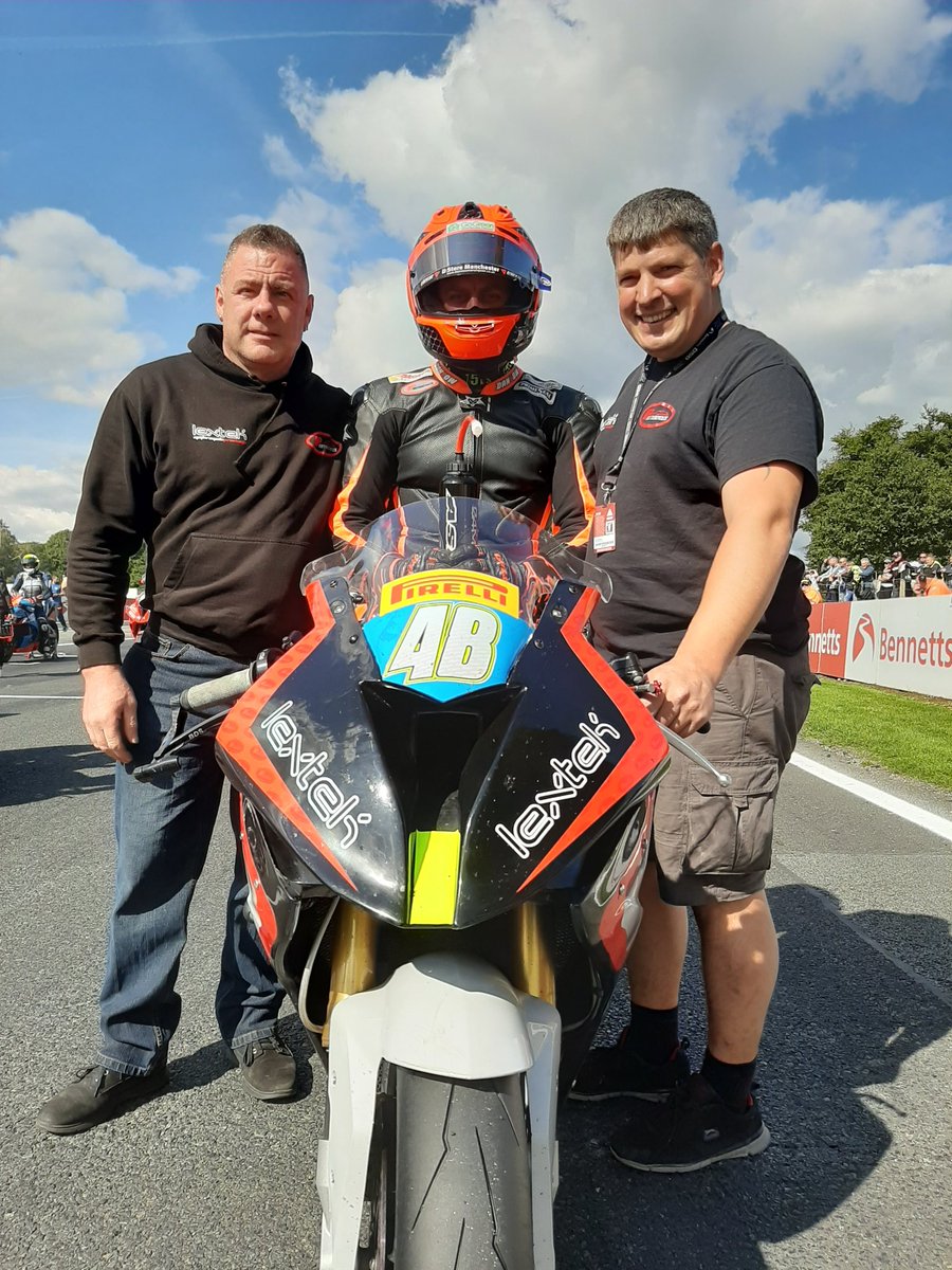 npmotorcycles's tweet photo. Oulton Park BSB. Race 1 bike was great and the new titanium exhaust fitted from @lextek_products added the performance I needed to run further up the pack. Started 12th and went into 8th by lap 2, but had brake failure and had to retire. But shows what we  can do for race 2 https://t.co/hKTvKefBhA