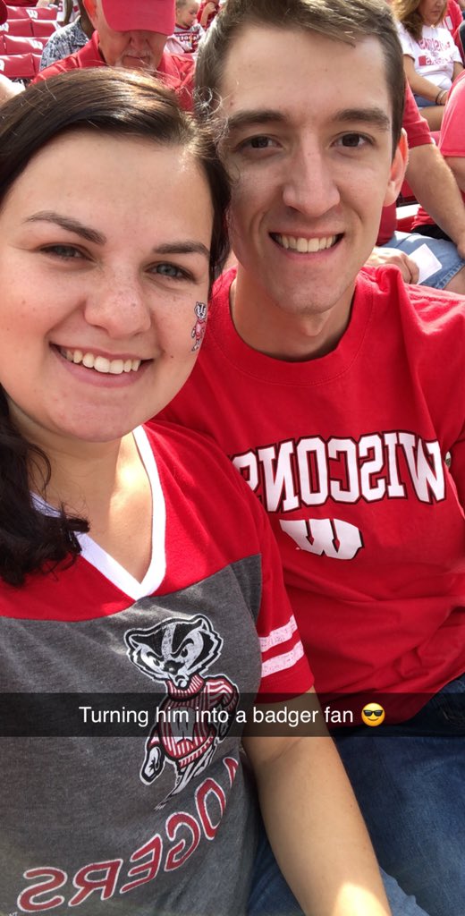 andrealamb95's tweet photo. First Badger Game! #OnWisconsin https://t.co/QzjBw5xH32