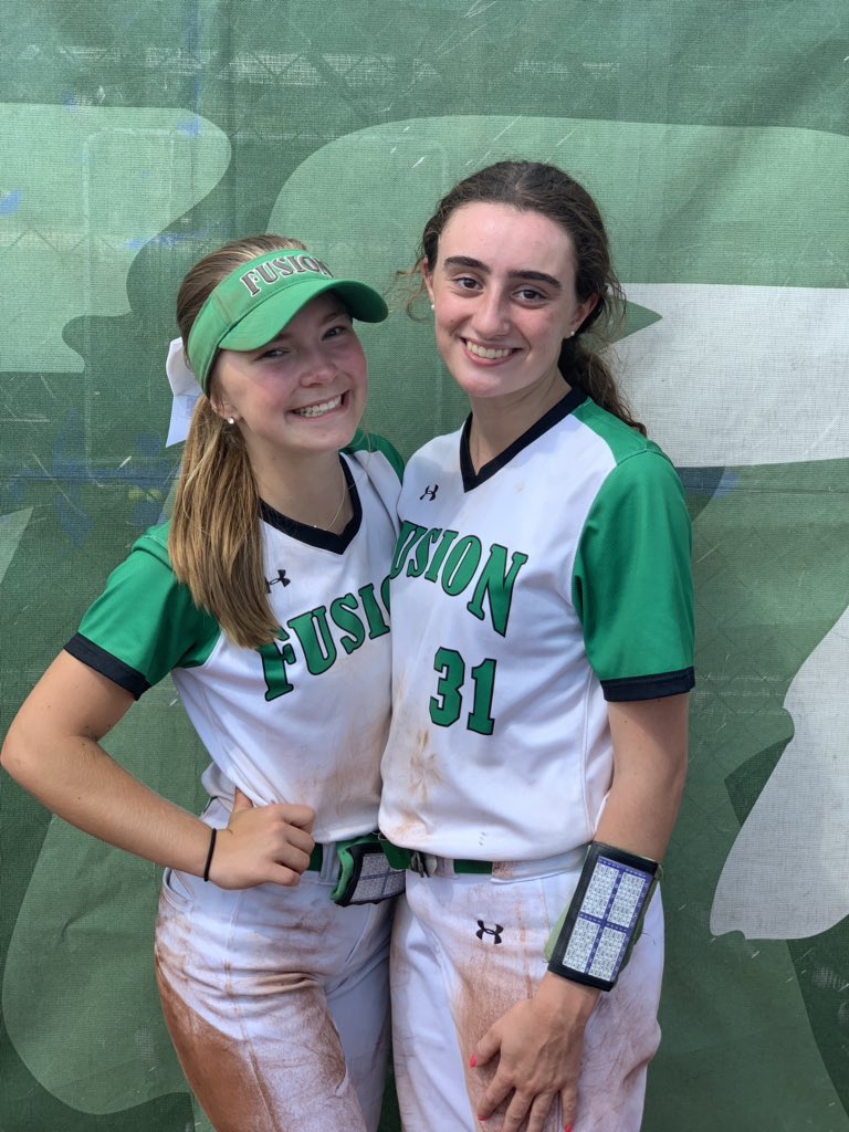 2022s <a href="/madison1davis/">Madison Davis</a> and <a href="/jordanfico/">Jordan Fico</a> working hard at <a href="/HerdSB/">Marshall Softball</a> today.  Thanks for a great day!