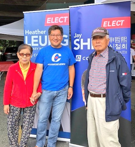 jayshin2019's tweet photo. I love how #vibrant of a country #Canada is🇨🇦. Celebrating #Korean Community Day 🇰🇷 hosted by the @NorthRoadBIA at Koreatown in #BurnabySouth. Joined by fellow #CPC candidates Nelly Shin and Heather Leung. Having a great time. Lots of families here. Come say hi!
#ShinfortheWin https://t.co/9J5iUt6i10