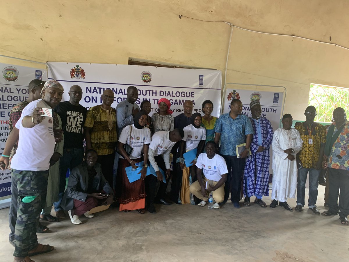 salieutaal's tweet photo. Great day with youths &amp; stakeholders @TRRC_Gambia @CRCGambia @GambiaNYC @UNDP_TheGambia @Gambia_MOJ .The message is Dialogue Dialogue Dialogue with the youth to bridge the gap, avoid conflict and build an inclusive democracy for all Gambians. #YouthConnectGM #GambiaWeWant https://t.co/y65ttoBtef
