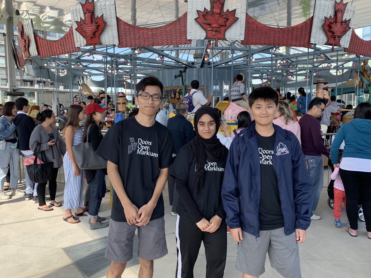 cityofmarkham's tweet photo. That’s a wrap! A special thank you to our exceptional volunteers. We couldn’t do this event without you. Looking forward to seeing you all again for #DoorsOpenMarkham 2020 https://t.co/x2fOGa5mL5