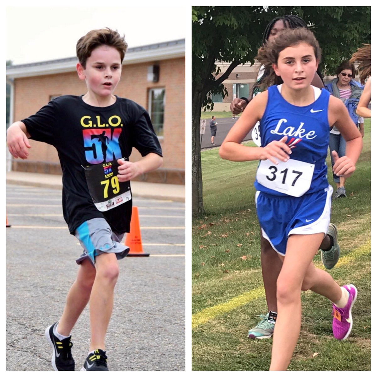 MomCNC's tweet photo. Our bookend kids left it all out on the course(s) today. Their training and hard work is starting to pay off. #greatatlake #XC #keepworking #droppingtime #weekbyweek https://t.co/iokyGUrAuD
