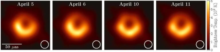 CAPhys's tweet photo. #CAPhys congratulates the 2020 @brkthroughprize in Fundamental Physics winners: 60 institutes & 20 countries including CAP members Avery Broderick @Perimeter, Daryl Haggard @McGillMSI & Ue-Li Pen @CITA_ICAT for the first image of a supermassive black hole! https://t.co/PvDbEuaVde https://t.co/8kxE71ukE4