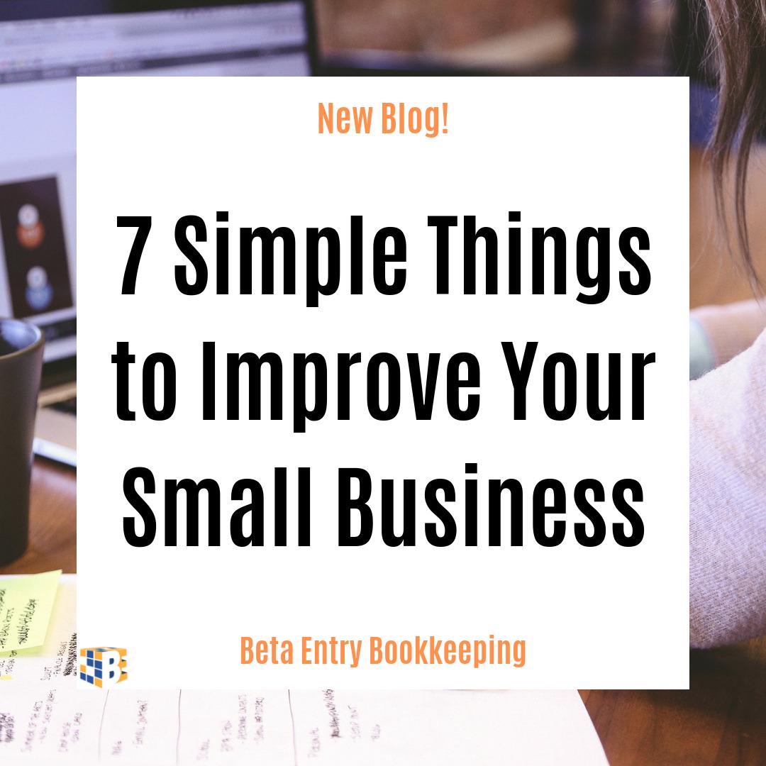 betaentry's tweet image. #BookkeepingBlog New blog up now! 7 simple things to improve your small business because we all are constantly improving! Click this link: buff.ly/2A1fD2w