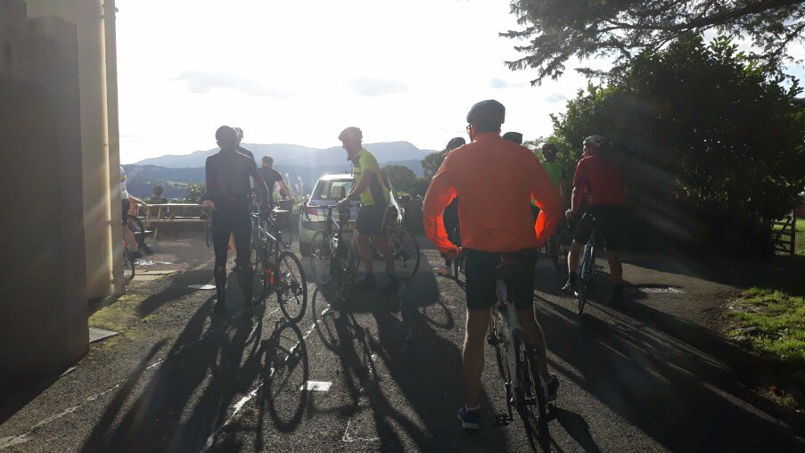 The team as they arrived at Windermere - well done and thanks to the support team too - a brilliant job done by all!