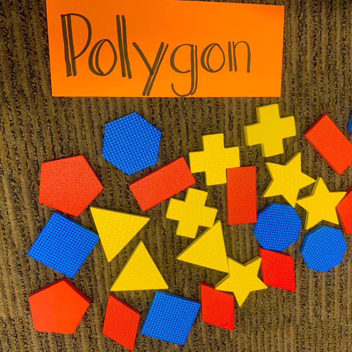 anchorslearning's tweet image. We have been doing a little multi sensory learning while reviewing, discussing, and sorting polygons in room 210!  instagram.com/p/B2H7DQUhrmh/ #buildingmathematicians #whateverittakes #geometry