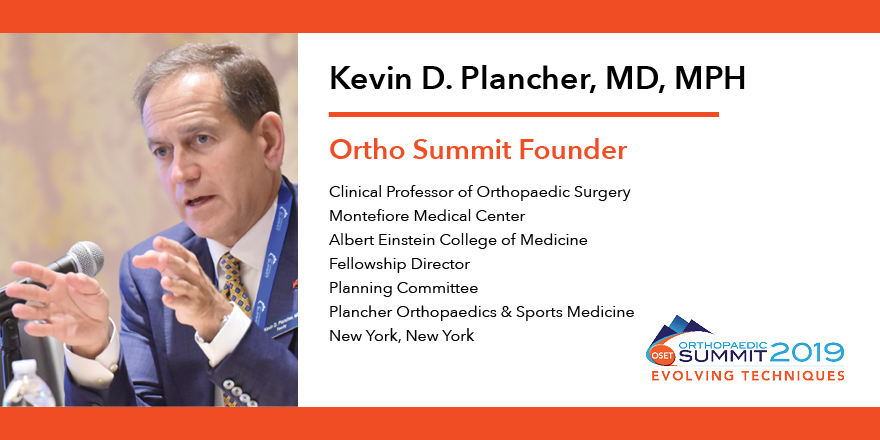 Join Kevin D. Plancher, MD, MPH at #OrthoSummit2019. Dr. Plancher is a Clinical Professor in Orthopaedics at <a href="/EinsteinMed/">Albert Einstein College of Medicine - Official</a> and lectures globally on issues related to orthopaedic procedures and sports injury management. <a href="/PlancherOrtho/">Plancher Orthopaedics and Sports Medicine</a>  <a href="/usskiteam/">U.S. Ski & Snowboard Team</a> <a href="/AAOS1/">AAOS</a> <a href="/OrthoFoundation/">OrthopaedicFoundation</a>