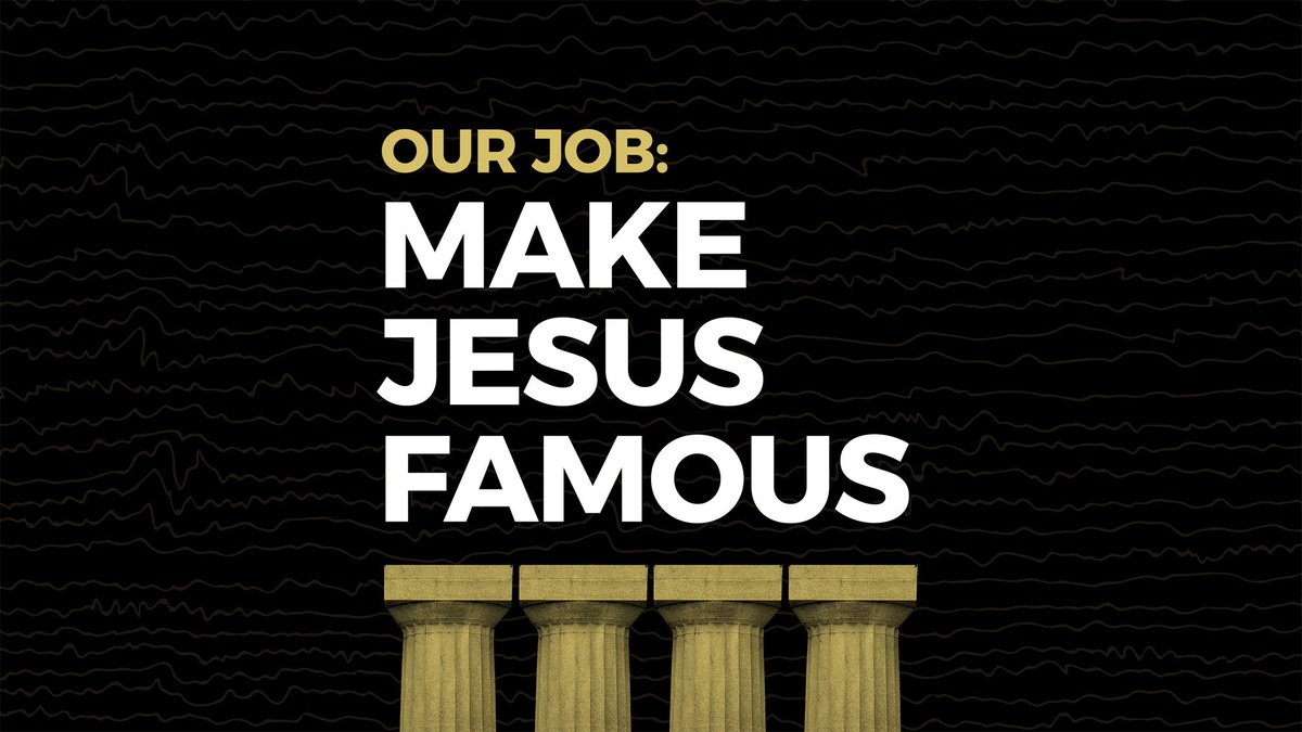 TheHaystackTV's tweet image. Our only job: to make Jesus famous. ✌🏽