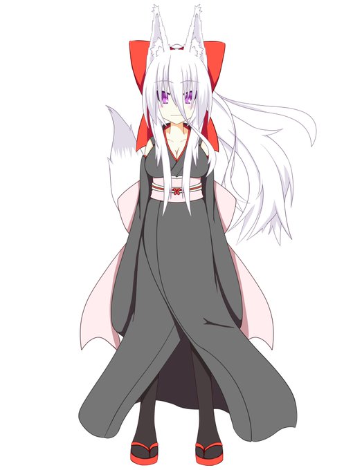 白狐のtwitterイラスト検索結果 古い順