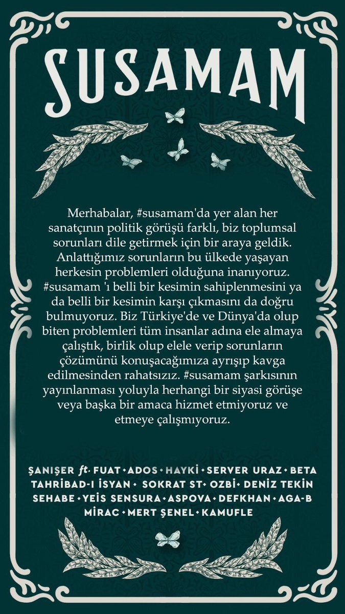 Şanışer (@sarppalaur) on Twitter photo 