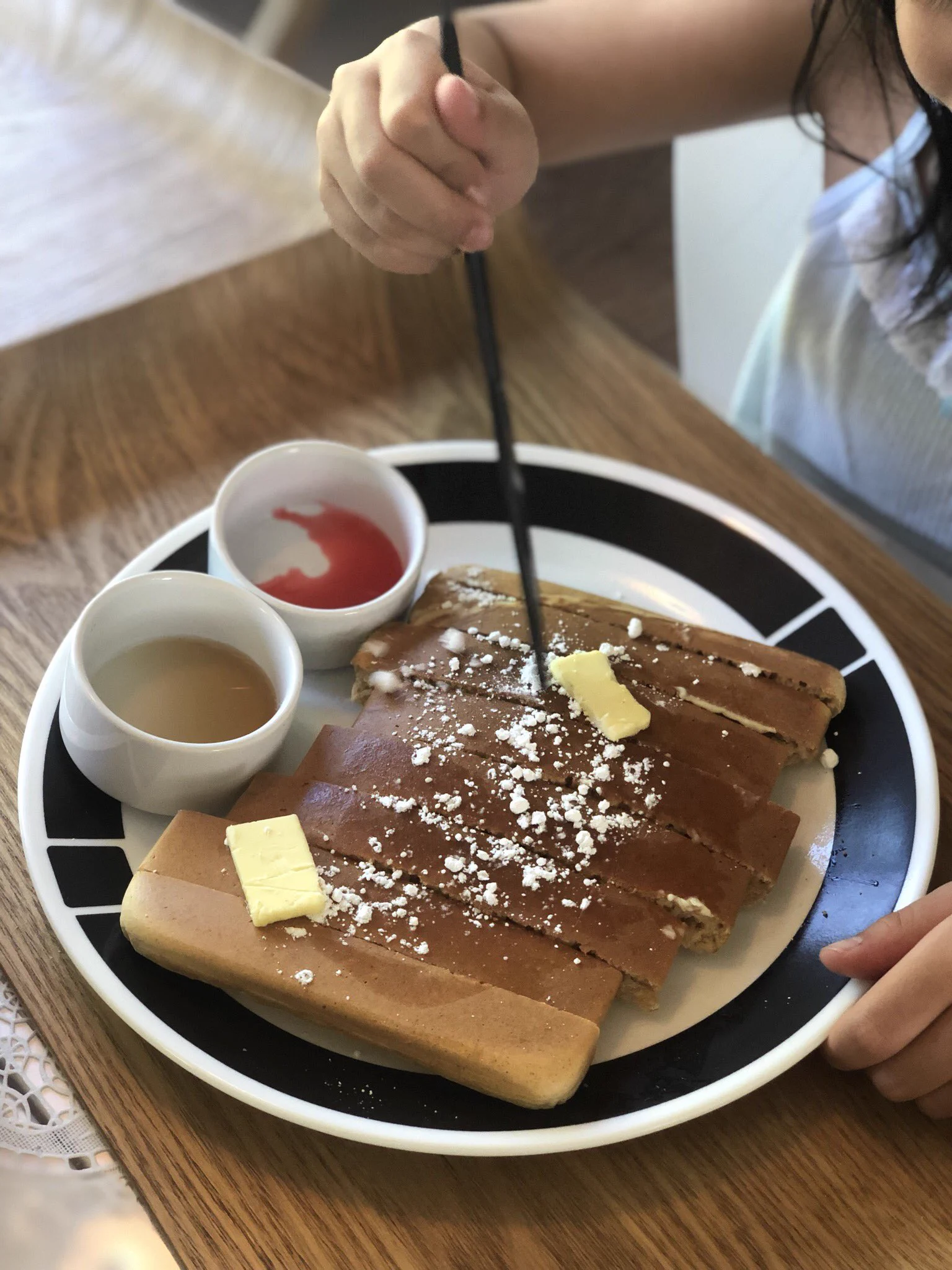 なるほど！お子様用のホットケーキはこう焼くと後々も便利！