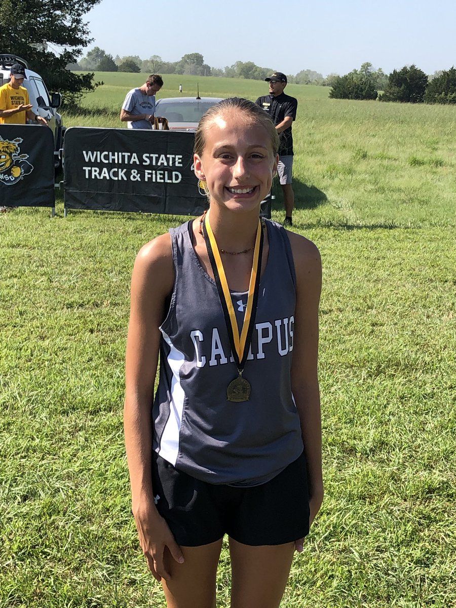 CampusHSXC's tweet photo. The face you make after making your high school XC debut and MEDAL. 😃🏅 https://t.co/E2c1XaMEMI