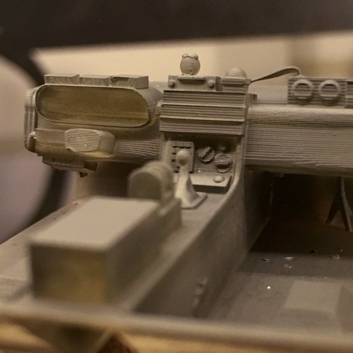 grafitomi's tweet image. We all loved translucent DeLorean but matte black primer brought some crazy details to the table. 🧐😱Don’t forget this thing is small. Wheel diameter is 2cm. #sharelearnGROW #resinprint #bttf #delorean @UncleJessy4Real @rpauza @WilkoVehreke @fotismint @pim_man @wekster2507