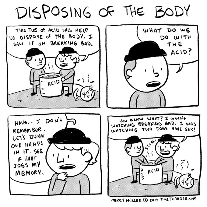i drew a comic about disposing a body 