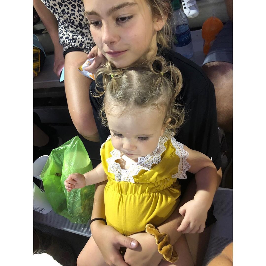 jamielynnspears's tweet photo. Ivey was so happy that we took her to the cheerleader/dance show, while I had a few days off, she didn’t quite understand why the boys were throwing a ball and tackling eachother between the dance performances. #FridayNightLights 🏈✨ https://t.co/s4SlkWm3v3