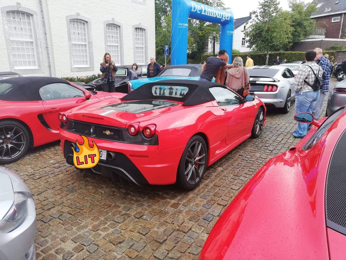 MirLauraStijn's tweet photo. Zoonlief had vandaag een toertocht met #ride4fun. Hij mocht in de Ferrari dus hij was BLIJ! Superleuk initiatief! https://t.co/0BTtNbsfNq