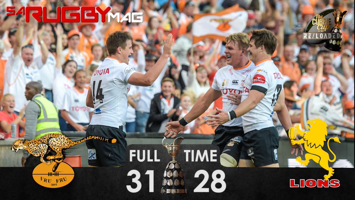 South African Currie Cup Champions 2019! Congrats to my Free State Cheetahs team! Now for the Pro 14. 

#CurrieCup #curriecupreloaded