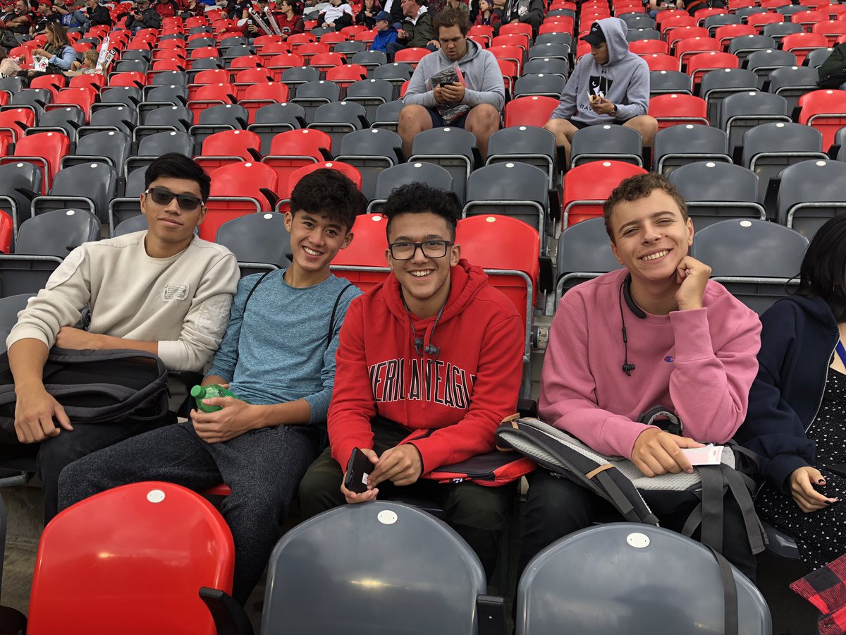 Matthewsboysres's tweet photo. @ashburycollege boarders enjoy day 2 of Boarder weekend!  This time, we are watching @REDBLACKS! Let’s do this! https://t.co/OHLgguWVo4