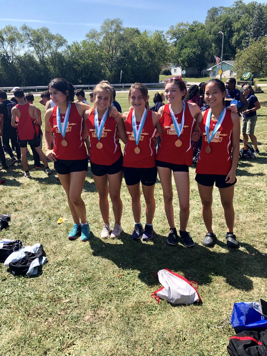 TPTitansGirlsXC's tweet photo. Great job at the Hillcrest Invite today!
Mercedez Sanchez took 6th in the Frosh/Soph race!
We had 5 runners in the Top Ten for Varsity!!
4th Jessica Hultman. 
5th Danielle Brogan. 
6th Gabi Guerra. 
8th Chloe Shapkauski. 
9th Olivia Castillo
#WeRunForFun #MightyTitans https://t.co/JpIWxdR6Sw