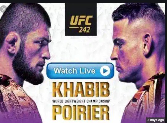 ufc 242 live free