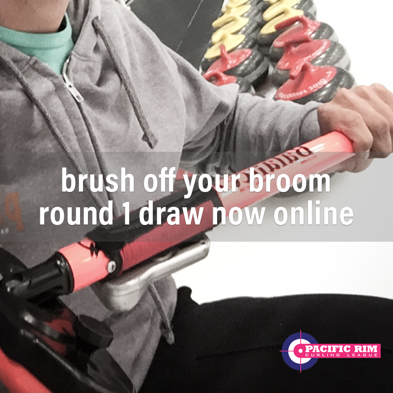 Brush off your broom, the 2019-2020 Season is about to begin!  Round 1 draw is now online at prcl.ca/draw