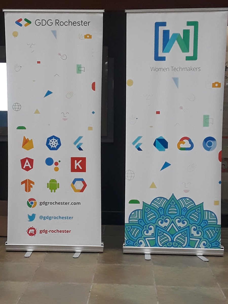 SamBrunacini's tweet photo. GDG Roc and Women Techmakers! #DevFest19 https://t.co/jkGD2rDG1r