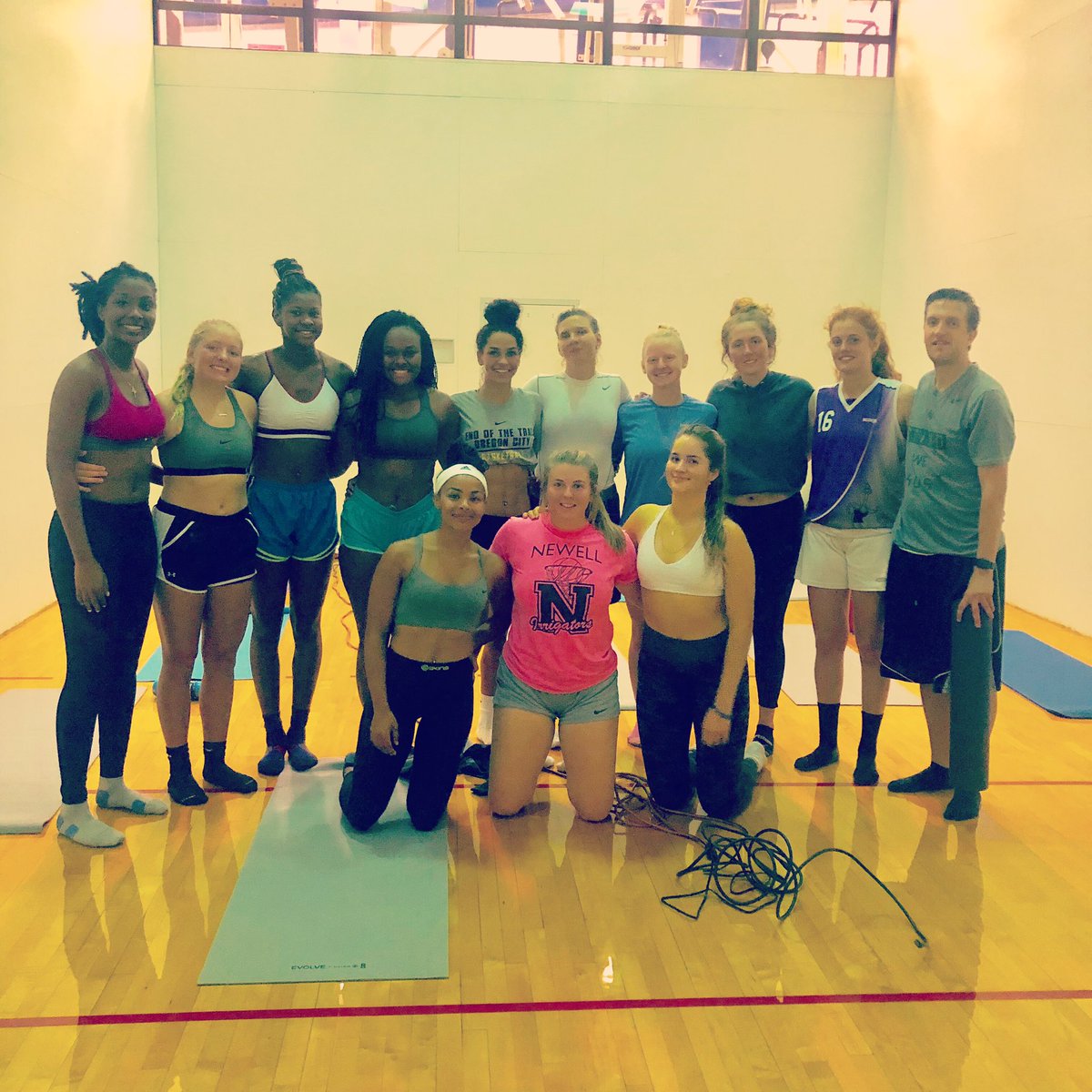 MilesCCWBB's tweet photo. Today we 🏃🏼‍♀️ our 3 mile test and finished it off with a great yoga workout! 🧘‍♀️ These girls are some BEAST!! 👏🏼👏🏼👏🏼 https://t.co/ISgZ1vqDnM