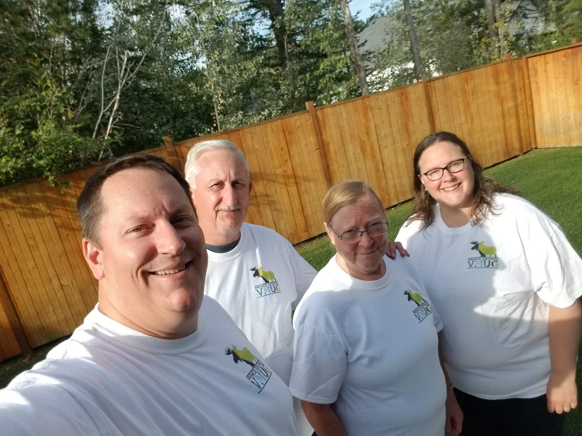 Join PGVMUG at the Terry Fox run Sept 15 and:

1 Create a TF account and join Team PGVMUG terryfox.ca/pgvmug

2 Complete $25 of fundraising

3 Email chuckrox@hotmail.com that you've completed these steps

Next 16 to do so will get one of these awesome shirts! sizes are FCFS