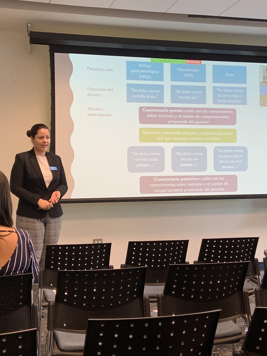 docsanchezmd's tweet photo. Marjorie Wilmer, MS3 UCR medical school presenting her research project. She has been my student the last 3 years. #KPSBC #permanentemedicine https://t.co/Syub1wuybU
