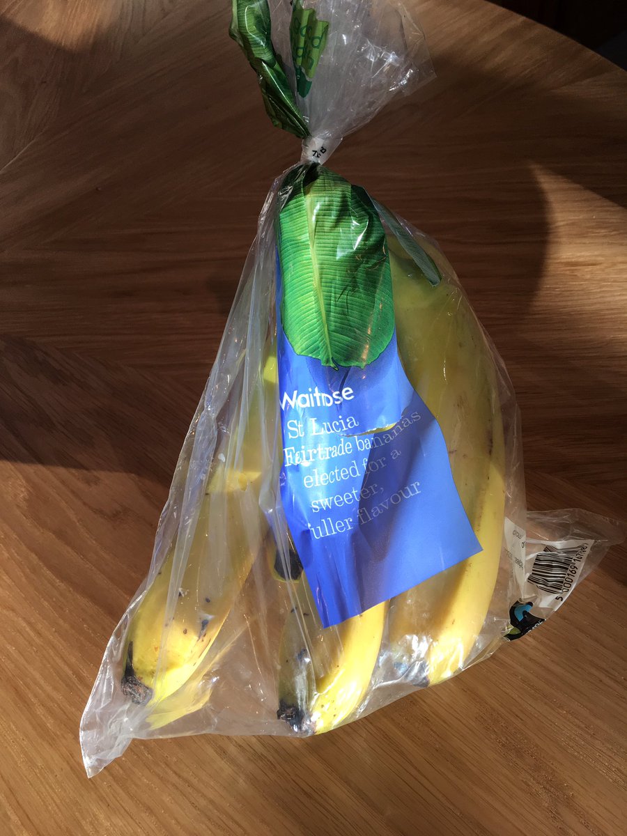 Hello @waitrose. If you’re serious about the first picture, could I suggest that you get rid of the totally unnecessary plastic packaging in the second? Bananas already come with their own much more earth-friendly wrapping! #singleuseplastic #redefiningsingleuse