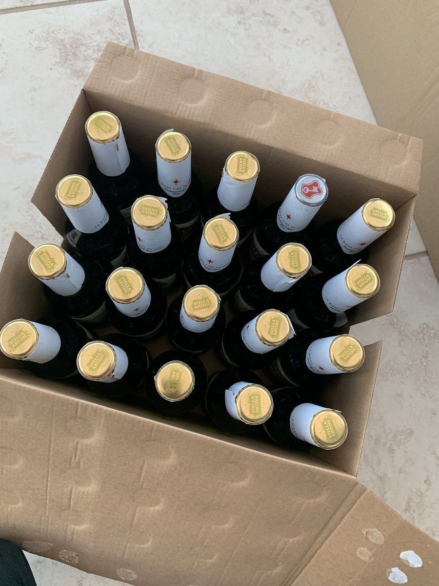 JakeWhewell's tweet photo. So @StellaArtois @StellaArtoisUK what’s with this random bottle lid in my case? What do I win? #lifetimesupply #freebeer #stellaartois #bestcustomer https://t.co/wm0fISXNY5